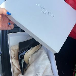Jimmy Choo heels open toe size 7 US size 37 IT almost new